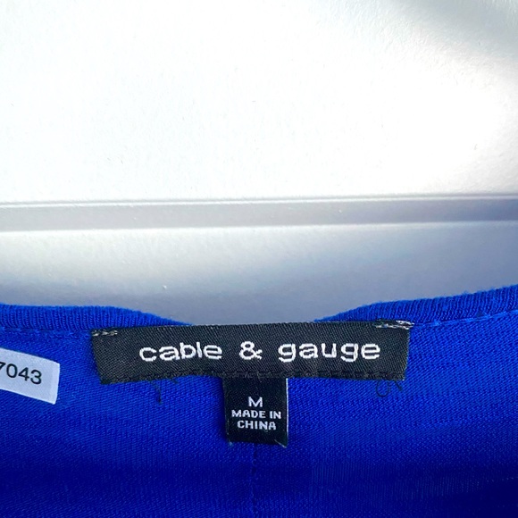 CABLE and GAUGE top - Picture 6 of 6